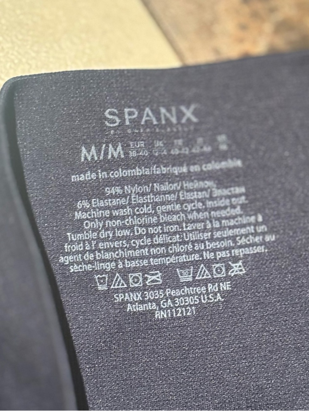 SPANX Navy High-Rise Stretch Jeggings - Picture 3 of 3